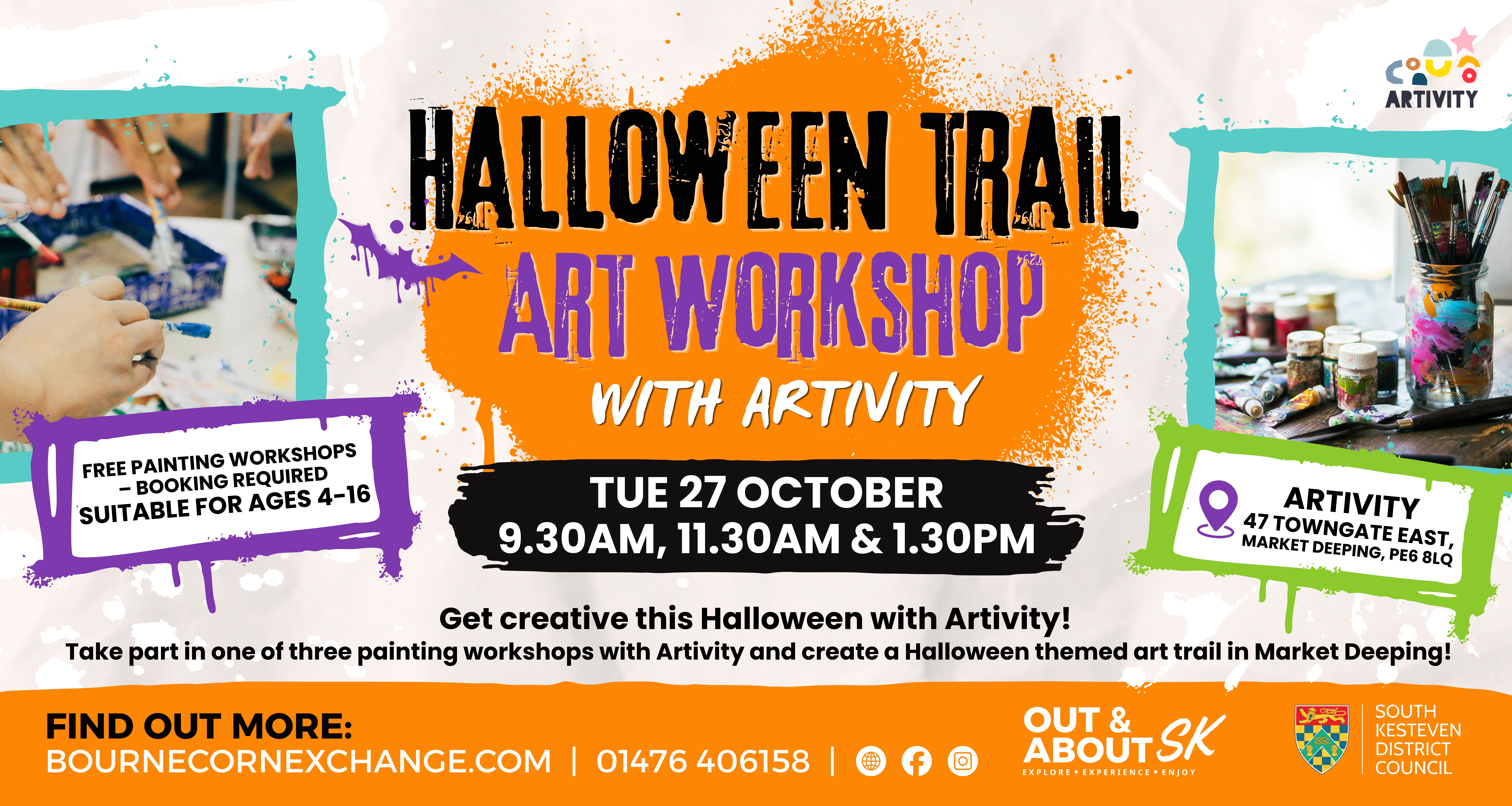 Halloween Trail Art Workshop - Market Deeping